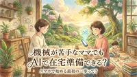 機械が苦手なママでもAIで在宅準備できる？スマホで始める最初の一歩って？
