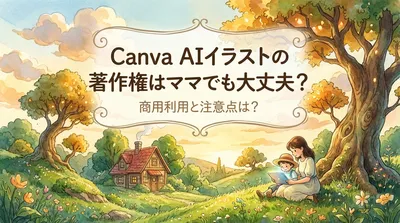 Canva AIイラストの著作権はママでも大丈夫？商用利用と注意点は？
