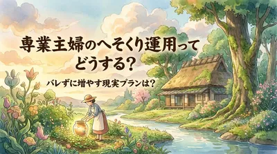 専業主婦のへそくり運用ってどうする？バレずに増やす現実プランは？