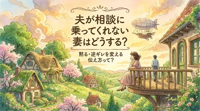 夫が相談に乗ってくれない妻はどうする？黙る・逆ギレを変える伝え方って？