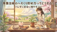 専業主婦のへそくり貯め方ってどうする？バレずに安全に増やすコツ