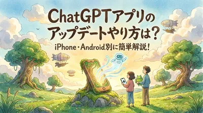 ChatGPTアプリのアップデートやり方は？iPhone・Android別に簡単解説！